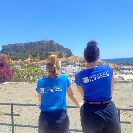 Villa Valasia Lindos With Acropolis View Dış mekan fotoğraf